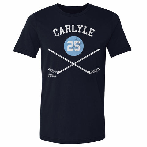 Pittsburgh T-Shirt - Randy Carlyle Cotton Crewneck Tee | Short Sleeve Graphic Print Men's Cotton T-Shirt - YinzerShop