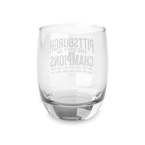 Pittsburgh The City of Champions Whiskey Glass Mug - YinzerShop