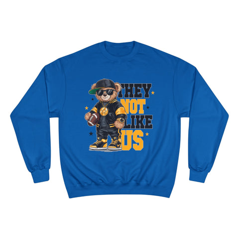 Pittsburgh They Not Like Us - Champion Sweatshirt Sweatshirt - YinzerShop