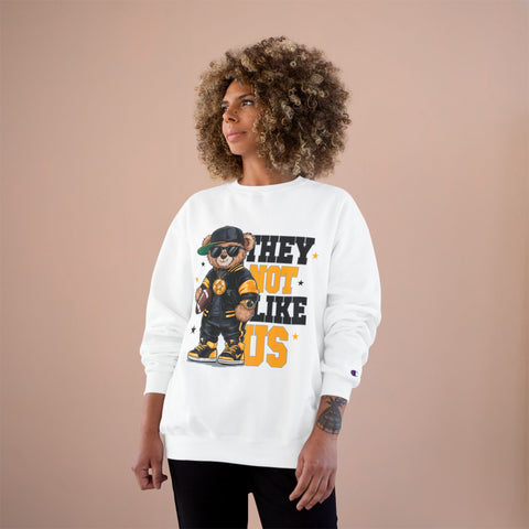 Pittsburgh They Not Like Us - Champion Sweatshirt Sweatshirt - YinzerShop