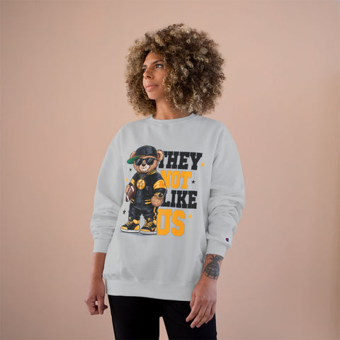 Pittsburgh They Not Like Us - Champion Sweatshirt Sweatshirt - YinzerShop