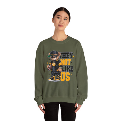 Pittsburgh They Not Like Us - Heavy Blend™ Crewneck Sweatshirt Sweatshirt - YinzerShop