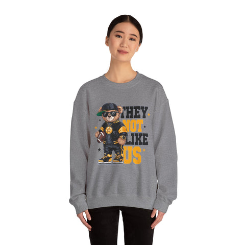 Pittsburgh They Not Like Us - Heavy Blend™ Crewneck Sweatshirt Sweatshirt - YinzerShop