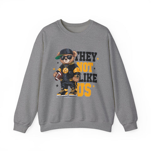 Pittsburgh They Not Like Us - Heavy Blend™ Crewneck Sweatshirt Sweatshirt - YinzerShop