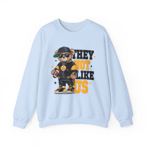 Pittsburgh They Not Like Us - Heavy Blend™ Crewneck Sweatshirt Sweatshirt - YinzerShop