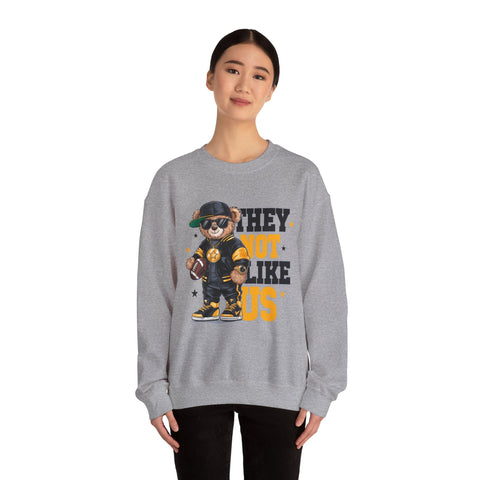 Pittsburgh They Not Like Us - Heavy Blend™ Crewneck Sweatshirt Sweatshirt - YinzerShop