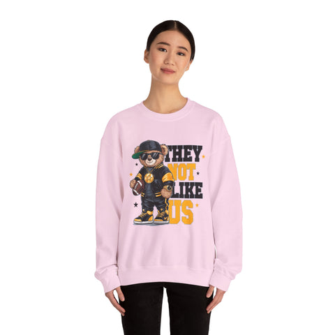 Pittsburgh They Not Like Us - Heavy Blend™ Crewneck Sweatshirt Sweatshirt - YinzerShop