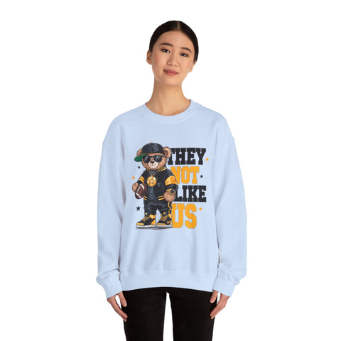 Pittsburgh They Not Like Us - Heavy Blend™ Crewneck Sweatshirt Sweatshirt - YinzerShop