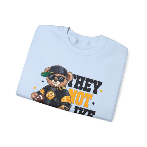 Pittsburgh They Not Like Us - Heavy Blend™ Crewneck Sweatshirt Sweatshirt - YinzerShop