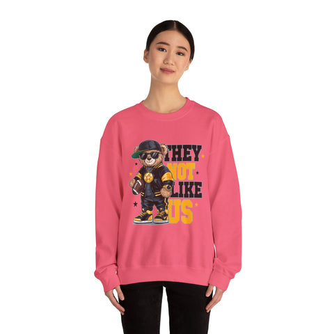 Pittsburgh They Not Like Us - Heavy Blend™ Crewneck Sweatshirt Sweatshirt - YinzerShop