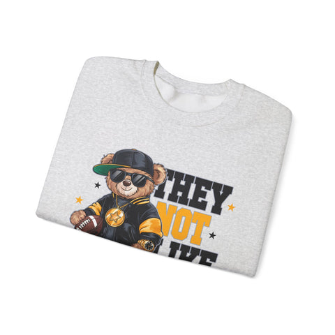 Pittsburgh They Not Like Us - Heavy Blend™ Crewneck Sweatshirt Sweatshirt - YinzerShop