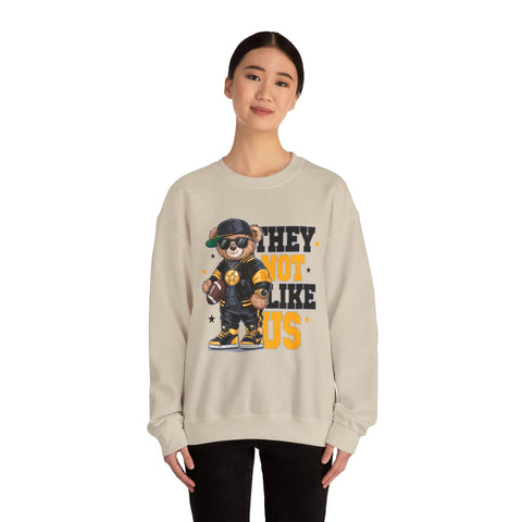 Pittsburgh They Not Like Us - Heavy Blend™ Crewneck Sweatshirt Sweatshirt - YinzerShop