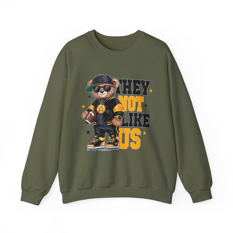 Pittsburgh They Not Like Us - Heavy Blend™ Crewneck Sweatshirt Sweatshirt - YinzerShop