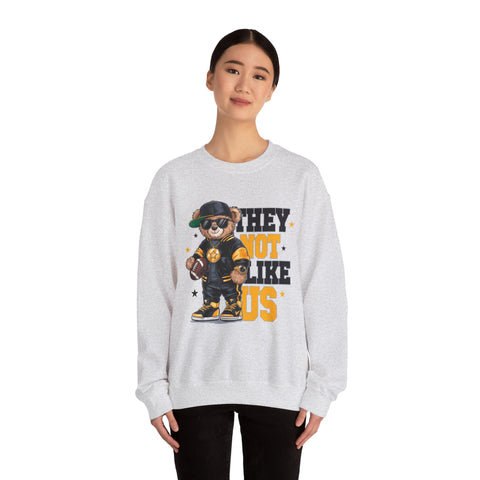 Pittsburgh They Not Like Us - Heavy Blend™ Crewneck Sweatshirt Sweatshirt - YinzerShop