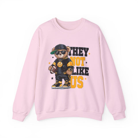 Pittsburgh They Not Like Us - Heavy Blend™ Crewneck Sweatshirt Sweatshirt - YinzerShop