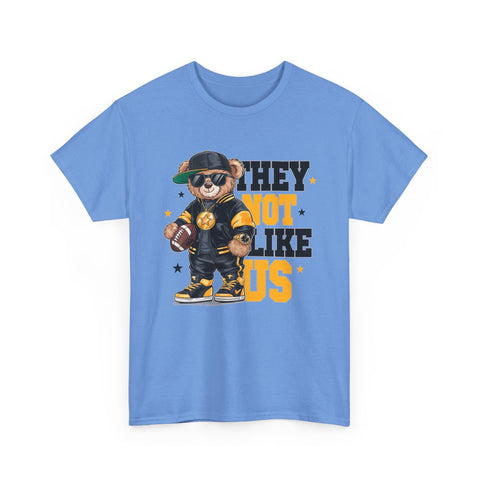 Pittsburgh They Not Like Us - Unisex Heavy Cotton Tee T-Shirt - YinzerShop