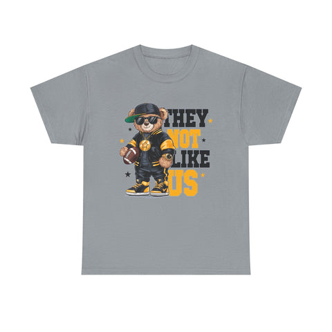Pittsburgh They Not Like Us - Unisex Heavy Cotton Tee T-Shirt - YinzerShop