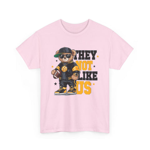 Pittsburgh They Not Like Us - Unisex Heavy Cotton Tee T-Shirt - YinzerShop