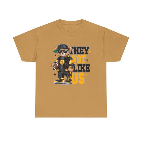 Pittsburgh They Not Like Us - Unisex Heavy Cotton Tee T-Shirt - YinzerShop