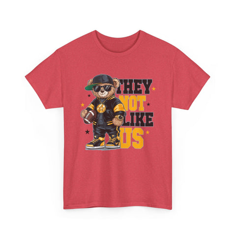 Pittsburgh They Not Like Us - Unisex Heavy Cotton Tee T-Shirt - YinzerShop