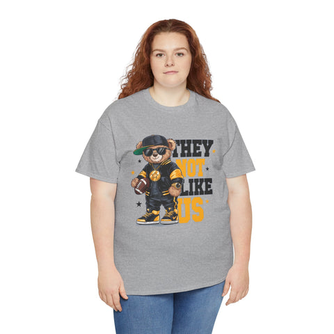 Pittsburgh They Not Like Us - Unisex Heavy Cotton Tee T-Shirt - YinzerShop