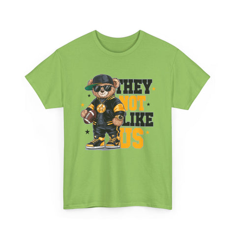 Pittsburgh They Not Like Us - Unisex Heavy Cotton Tee T-Shirt - YinzerShop