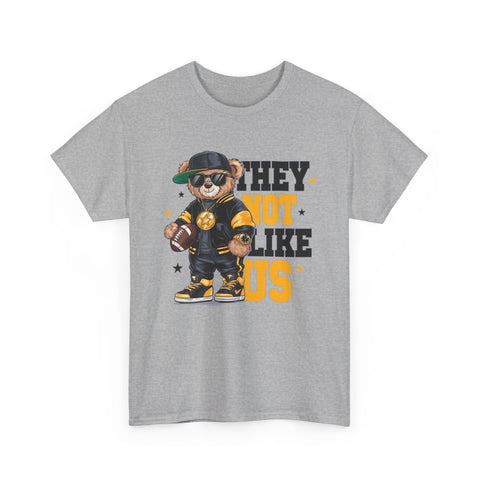 Pittsburgh They Not Like Us - Unisex Heavy Cotton Tee T-Shirt - YinzerShop