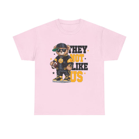 Pittsburgh They Not Like Us - Unisex Heavy Cotton Tee T-Shirt - YinzerShop