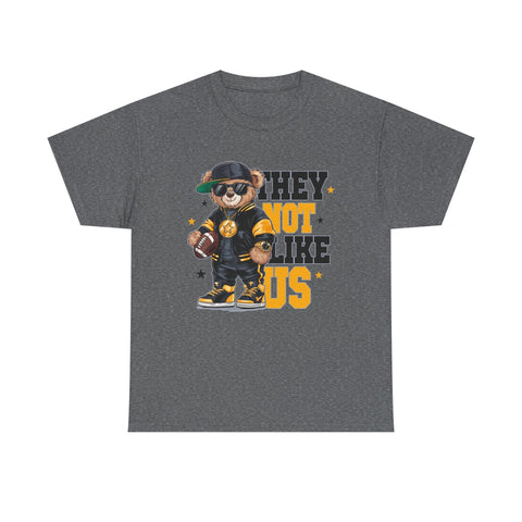 Pittsburgh They Not Like Us - Unisex Heavy Cotton Tee T-Shirt - YinzerShop