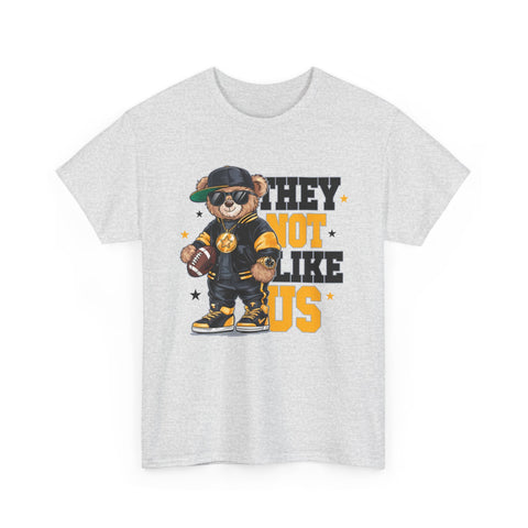 Pittsburgh They Not Like Us - Unisex Heavy Cotton Tee T-Shirt - YinzerShop