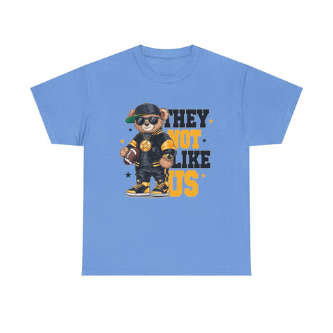 Pittsburgh They Not Like Us - Unisex Heavy Cotton Tee T-Shirt - YinzerShop