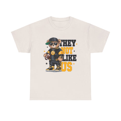 Pittsburgh They Not Like Us - Unisex Heavy Cotton Tee T-Shirt - YinzerShop