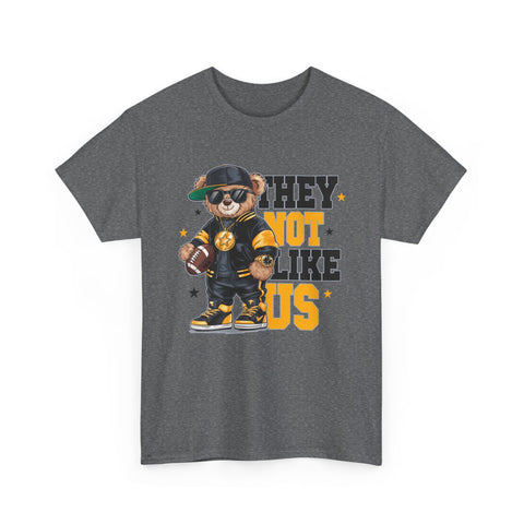 Pittsburgh They Not Like Us - Unisex Heavy Cotton Tee T-Shirt - YinzerShop