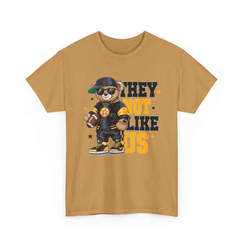 Pittsburgh They Not Like Us - Unisex Heavy Cotton Tee T-Shirt - YinzerShop