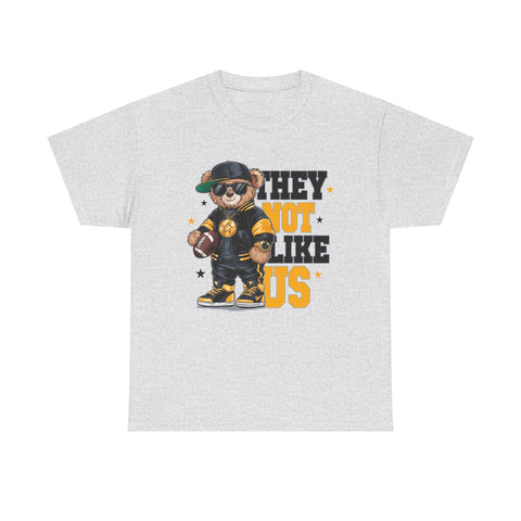 Pittsburgh They Not Like Us - Unisex Heavy Cotton Tee T-Shirt - YinzerShop