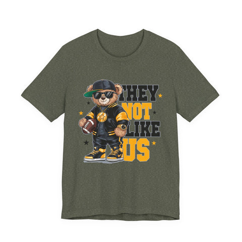 Pittsburgh They Not Like Us - Unisex Jersey Short Sleeve Tee T-Shirt - YinzerShop