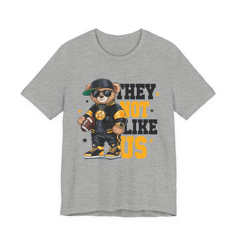 Pittsburgh They Not Like Us - Unisex Jersey Short Sleeve Tee T-Shirt - YinzerShop
