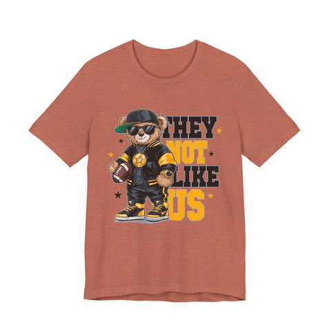 Pittsburgh They Not Like Us - Unisex Jersey Short Sleeve Tee T-Shirt - YinzerShop