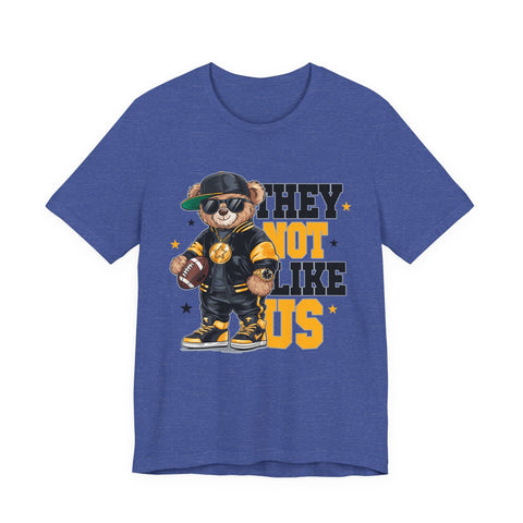 Pittsburgh They Not Like Us - Unisex Jersey Short Sleeve Tee T-Shirt - YinzerShop