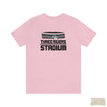 Pittsburgh Three Rivers Stadium Short Sleeve T-Shirt T-Shirt Printify Pink S 