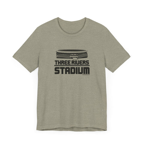 Pittsburgh Three Rivers Stadium Short Sleeve T-Shirt - Unisex bella+canvas 3001 T-Shirt - YinzerShop