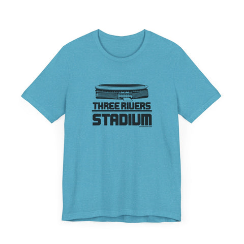 Pittsburgh Three Rivers Stadium Short Sleeve T-Shirt - Unisex bella+canvas 3001 T-Shirt - YinzerShop