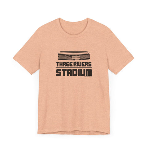 Pittsburgh Three Rivers Stadium Short Sleeve T-Shirt - Unisex bella+canvas 3001 T-Shirt - YinzerShop
