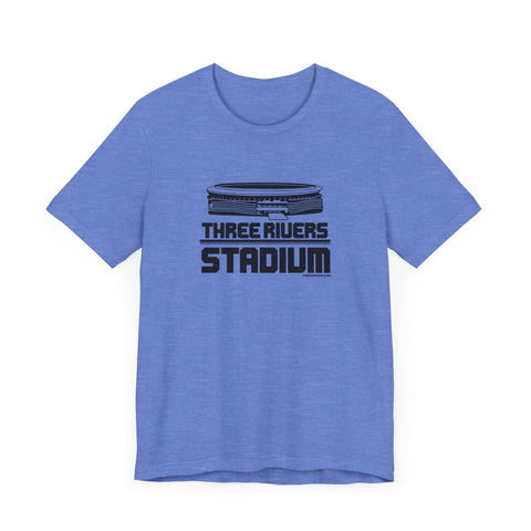 Pittsburgh Three Rivers Stadium Short Sleeve T-Shirt - Unisex bella+canvas 3001 T-Shirt - YinzerShop