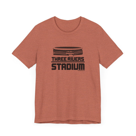 Pittsburgh Three Rivers Stadium Short Sleeve T-Shirt - Unisex bella+canvas 3001 T-Shirt - YinzerShop