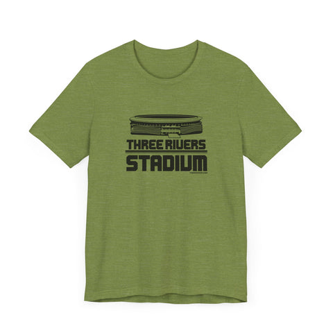 Pittsburgh Three Rivers Stadium Short Sleeve T-Shirt - Unisex bella+canvas 3001 T-Shirt - YinzerShop