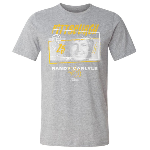 Pittsburgh Tones T-Shirt – Randy Carlyle Crewneck Cotton Tee | Regular Fit Sports Fan Apparel Men's Cotton T-Shirt - YinzerShop