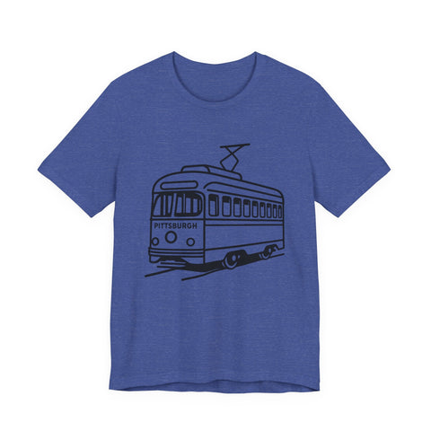 Pittsburgh Trolley - Unisex Jersey Short Sleeve Tee T-Shirt - YinzerShop