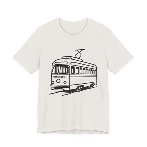 Pittsburgh Trolley - Unisex Jersey Short Sleeve Tee T-Shirt - YinzerShop