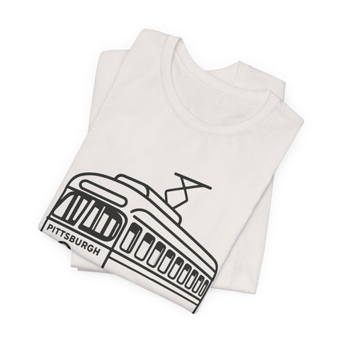 Pittsburgh Trolley - Unisex Jersey Short Sleeve Tee T-Shirt - YinzerShop